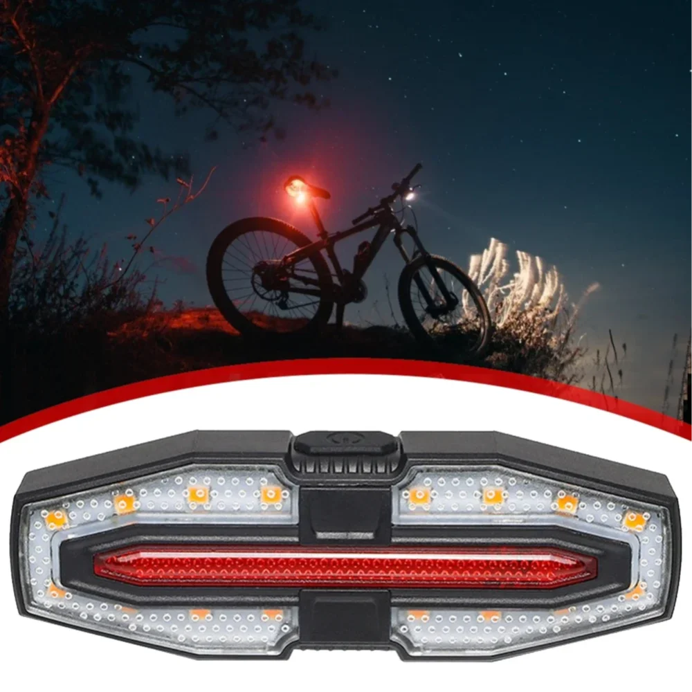 

Bicycle Remote-controlled Warning Tail Light Type-c Recharge With Horn Alert Sound Night Cycling Lamp Portable Bike Equipment