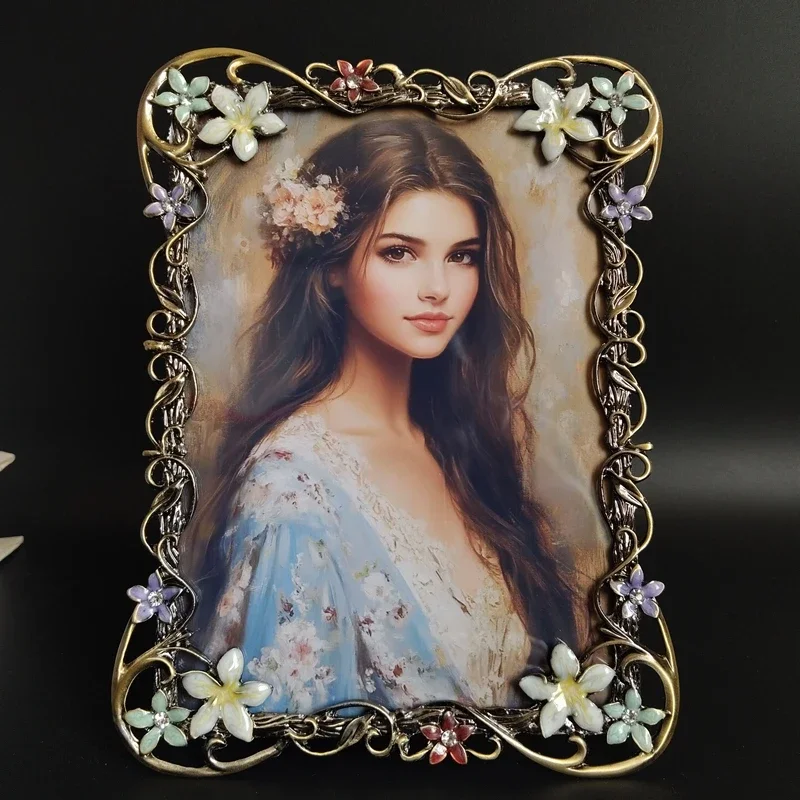 New style Europ 6/7inches Metal Photo Frame photocards holder for decoration home item