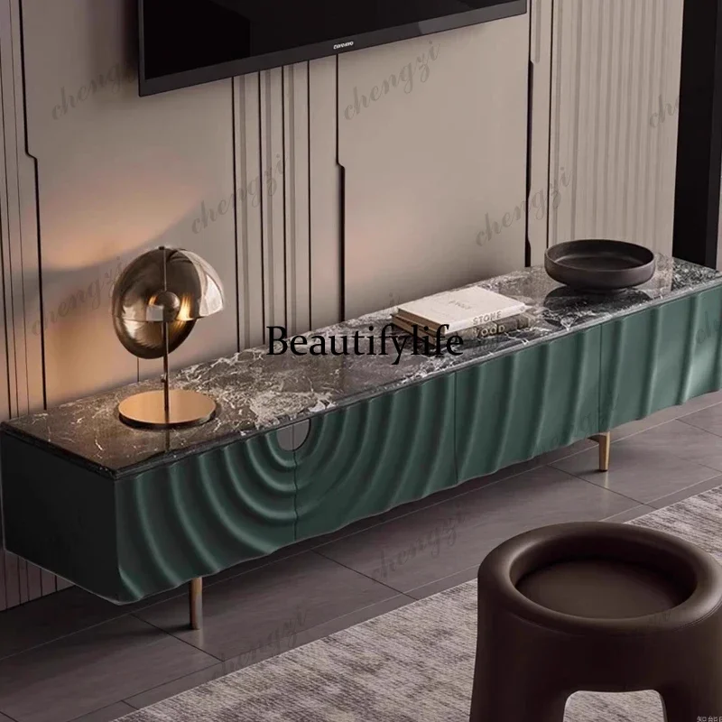 Z138 luxury modern tv stand for living room comfortable television table farmhouse tv Cabinet floor Interior storage home furnit