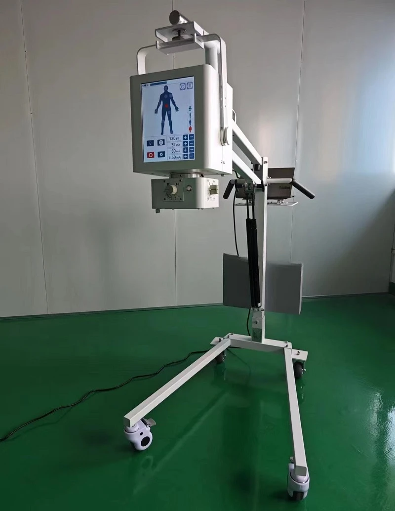 Medical 5.6KW Portable X Ray Machine Human/Veterinary System Digital xray Machine DR Flat Panel Detector X-ray