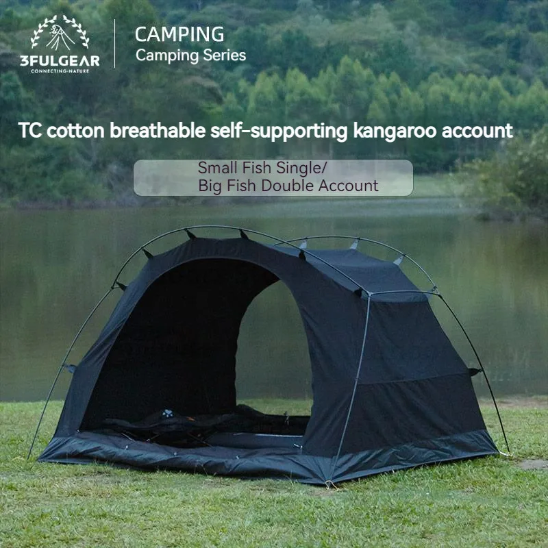 3F UL GEAR Kangaro Tent Breathable Sun Shelter 1-2 People Breathable Waterproof Outdoor Camping Travel Inner Tent With Floor Mat