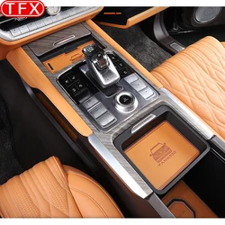 For GWM Tank 500 Great Wall 2022-2024 Car Non-Slip Mat Door Groove Pad Rubber Gate Slot Cup Cushion Decoration Auto Accessories