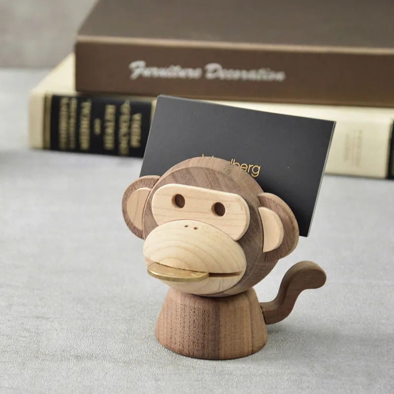 Monkey bites money log multi-functional desktop auspicious animation storage ornament creative gift for friends