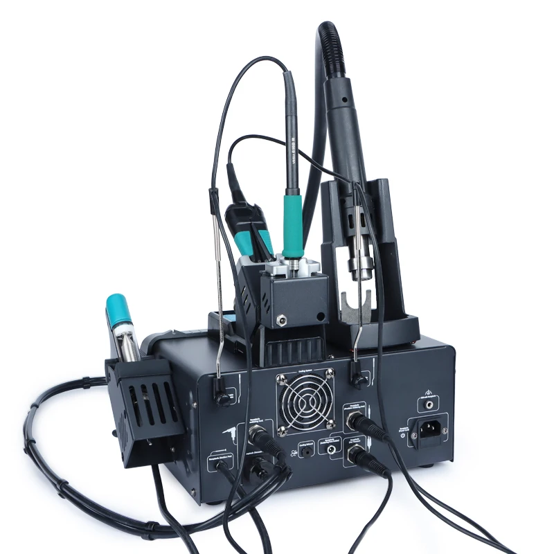 محطة لحام متعددة الوظائف 1410 وات 948D-IV مسدس إزالة اللحام، ملاقط دقيقة، أداة الهواء الساخن لتثبيت اللوحة الأم للهاتف #1