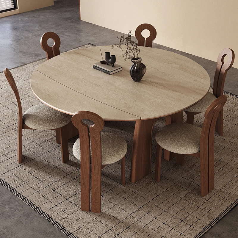 

Folding Modern Dining Table Waterproof Japanese Chair Stand Dining Table Living Round Mesa Dobravel Portatil Kitchen Furniture