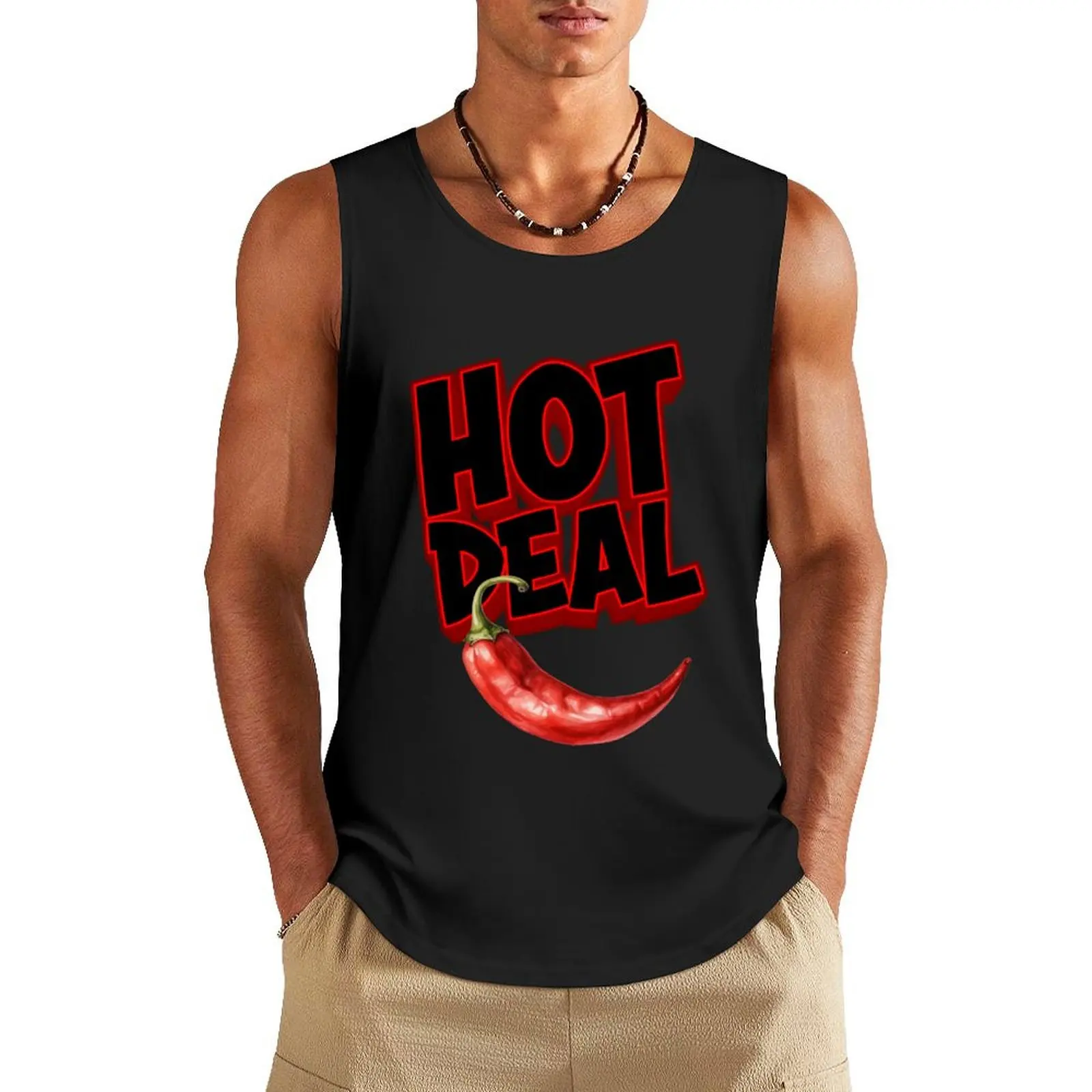 Hot Deal Tank Top Vest male sleeveless vest men