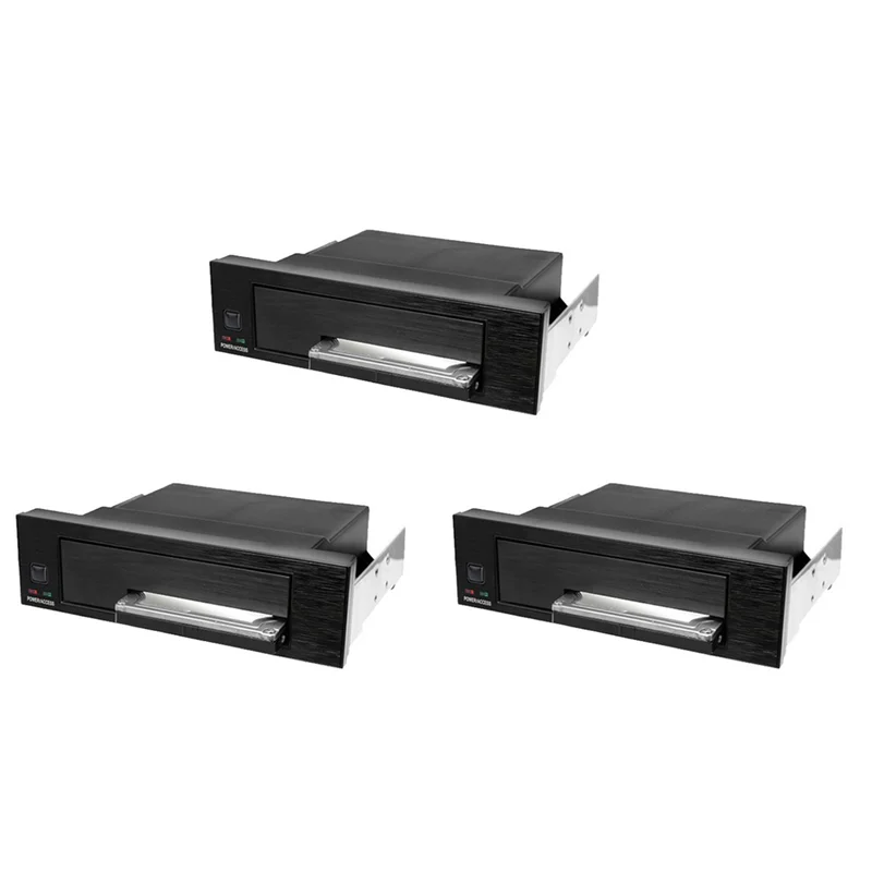 

3X Universal Hot Swap Mobile Rack For 2.5 Inch Or 3.5 Inch SSD/HDD, Internal Tray-Less Hard Drive Backplane Enclosure