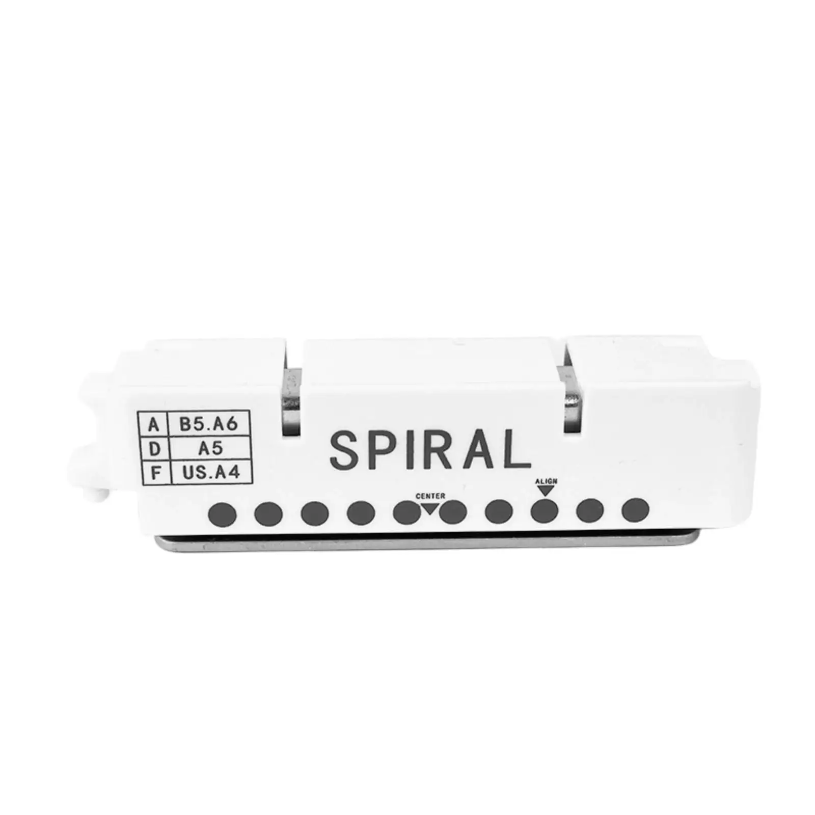 Manual Binding Machine Compact Tabletop Punch for DIY Loose Leaf Notebooks Office Document Organizer Steel Base