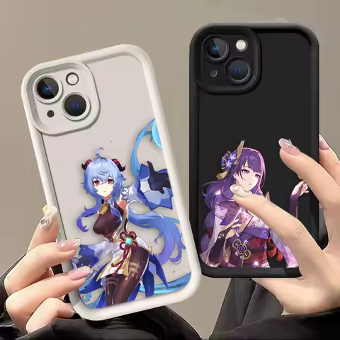 Genshin impact Hot Girls Phone Case For Samsung Galaxy A03 A03S A04 A04E A05 A05S A11 A12 A14 A15 A20 A22 F12 M12 M22 Case Shell