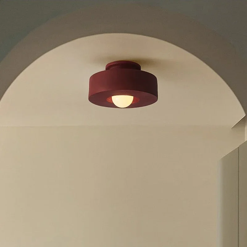 Original Personality Coloured Ceiling Lighting Corridor Hallway Macaron Minimalist Small Light Indoor Decorations Home Ceiling