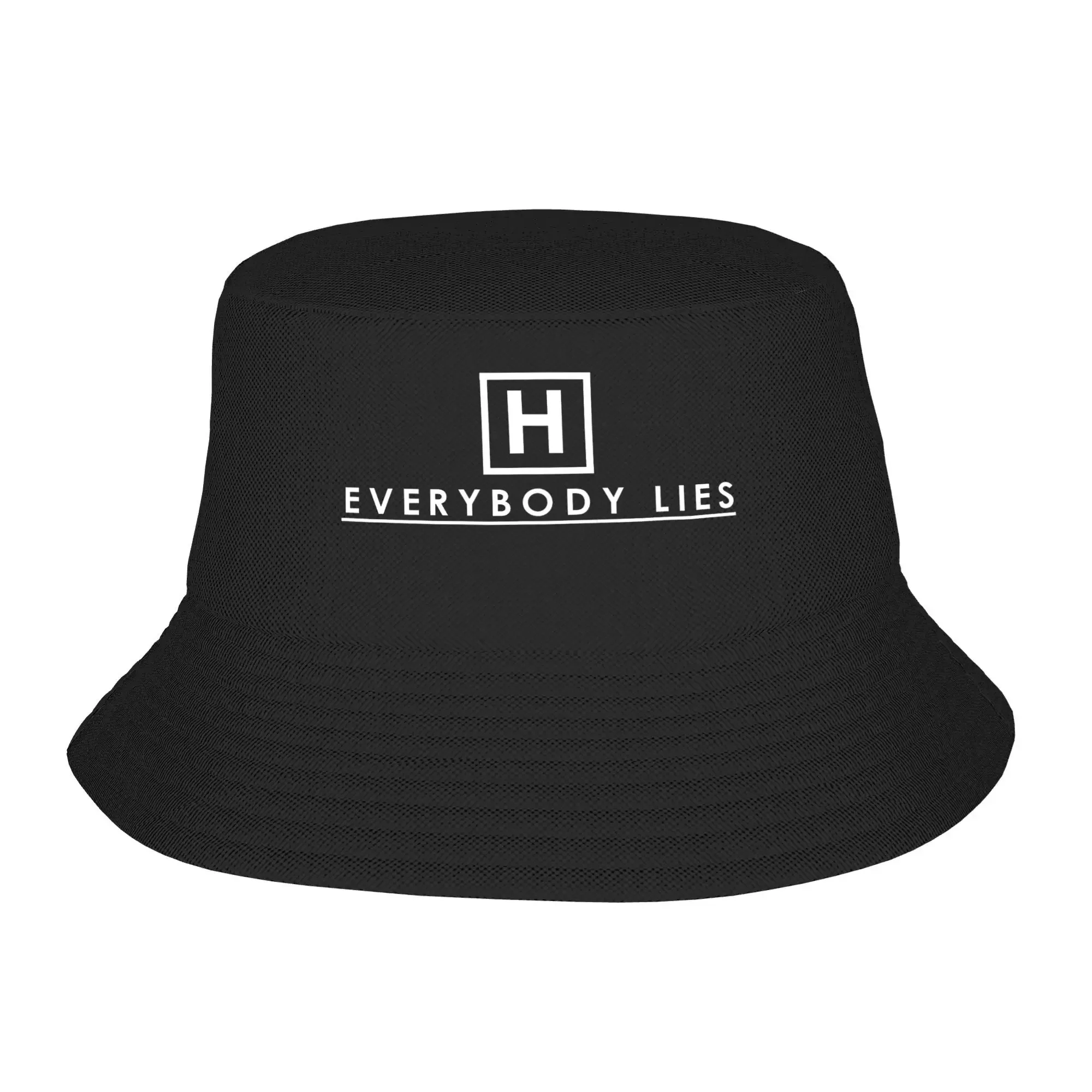 Dr Gregory House MD Bucket Hat Summer Everybody Lies  Casual Fisherman Hats For Unisex Portable Vacation Caps Visor Hats，Bucket