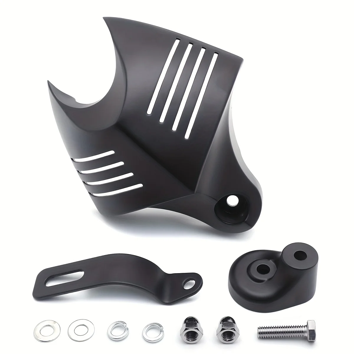 Motorcycle Black/Chrome Big Twin Horn Cover Stock Cowbell Horns For Harley Dyna Softail Sportster Electra Road King Street Glide