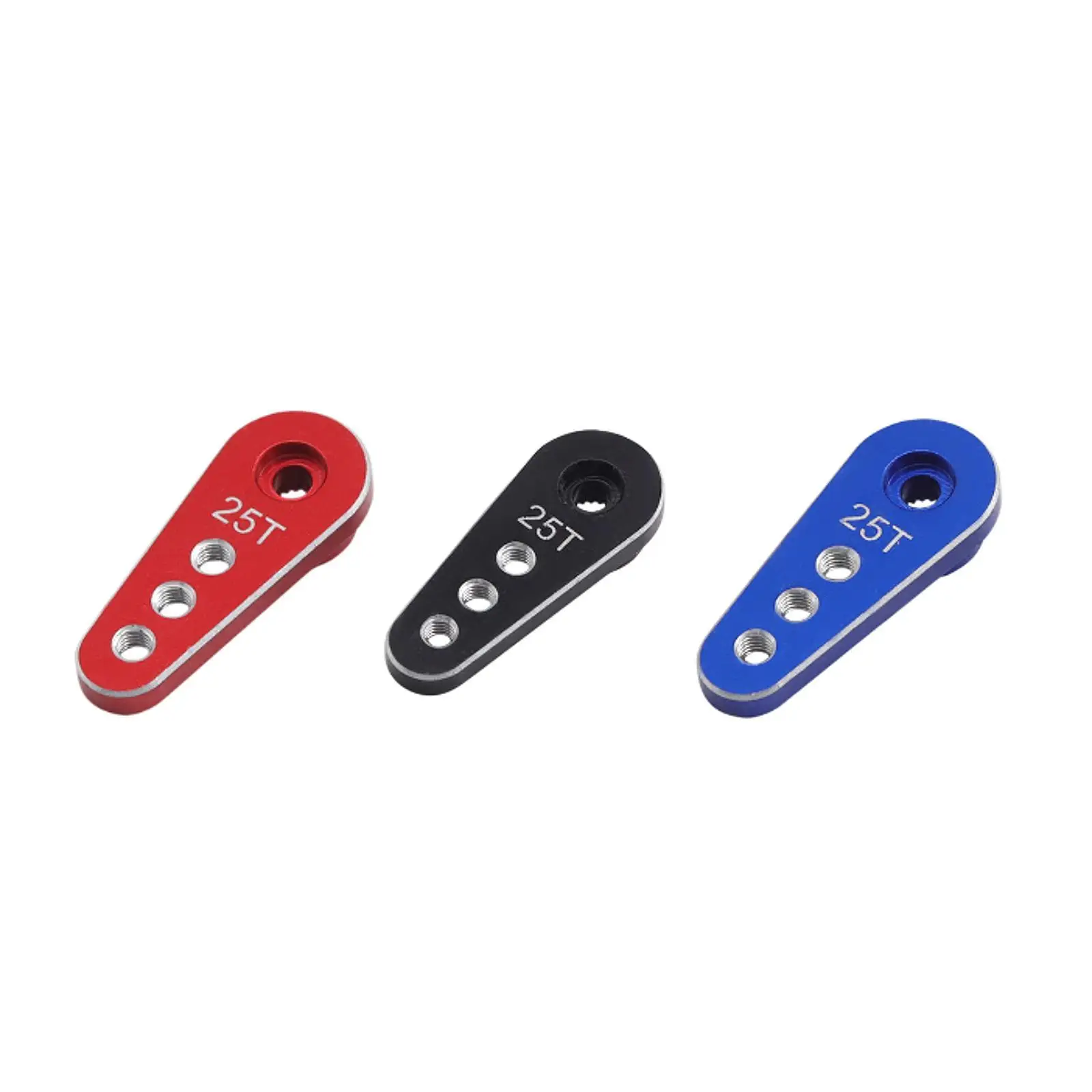 

25T Сервопривод 1:10, обновленная часть, металлический сервопривод, удлинитель сервопривода 25 зубьев, рулевой рычаг для двигателей MG-995 E9001, радиоуправляемые сервоприводы MG996R