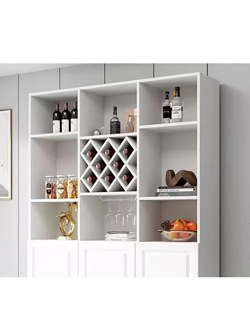Modern design wijnkast Houten rekken Kelderopslag Scandinavisch restaurant Verzamel wijnkastopslag Studie Vitrinas Barmeubilair