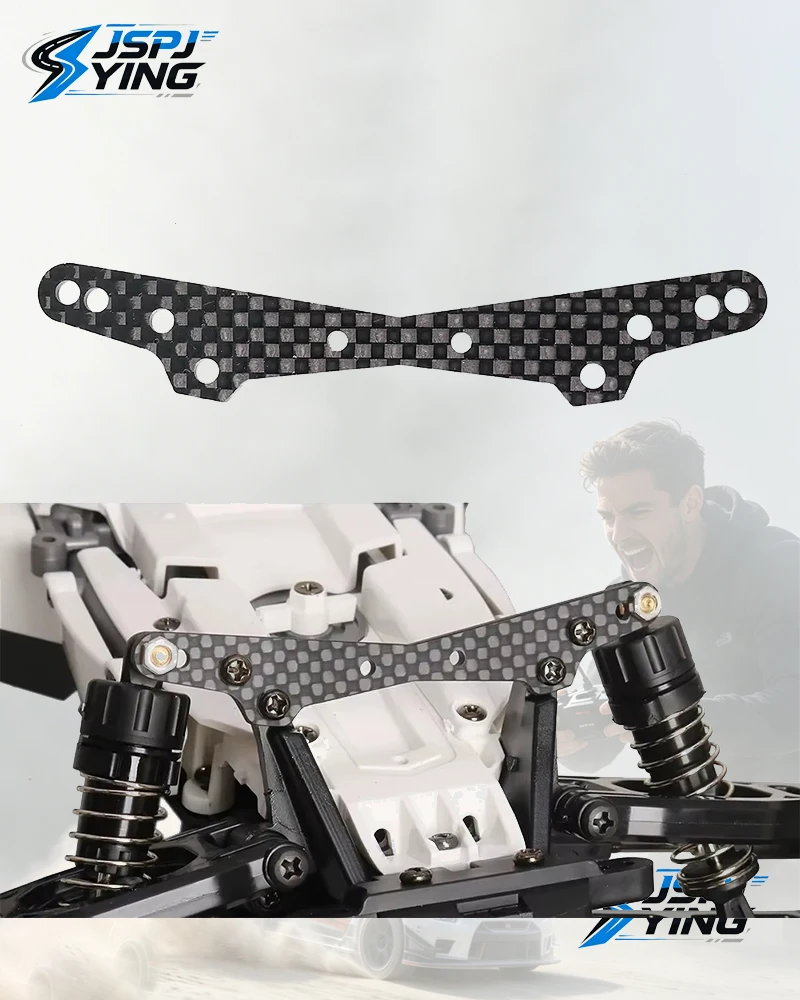 Kohlefaser-Aufhängungshalterung, leichte Upgrade-Ersatzteile, passend für Tamiya DT04 Fighter NXGEN 58741 1/10 RC Buggy Mod Accessorie