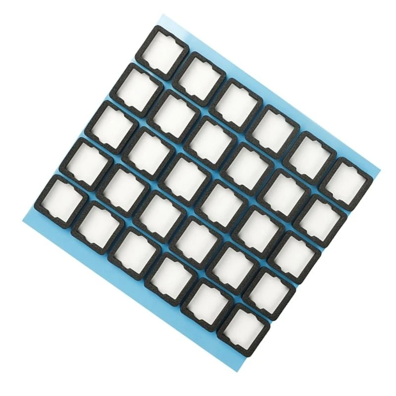 090F 120Pcs Mechanical Keyboard Switches Sound Dampeners Silencers Foam Silencers Pad for Mechanical Keyboard Noise Reduction