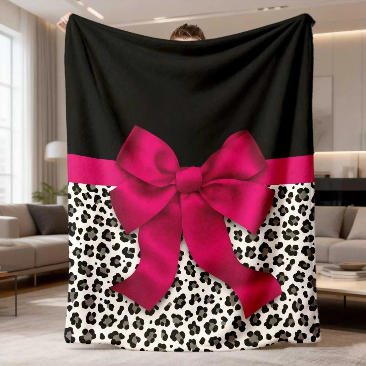 Manta Clásica con Estampado de blanket , Dormitorio, Oficina, Cumpleaños, Aniversario, Moda, Hogar