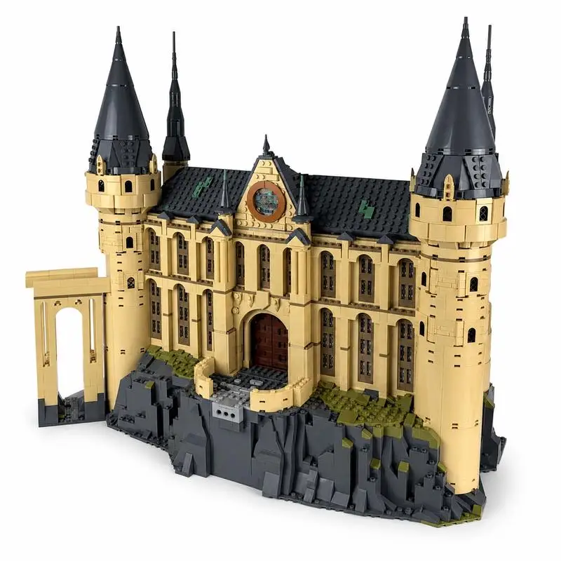 NEW 3607PCS Viaduct Entrance Hall MOC Model Custom Puzzle Building Blocks DIY Assembly Creative Magic Castle Fantasy Toy Gifts