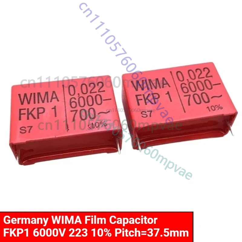 

1Pcs/5Pcs Brand NEW Germany WIMA Film Capacitor FKP1 0.022UF 6000V 223 22NF 10% Pitch=37.5mm Film Capacitors