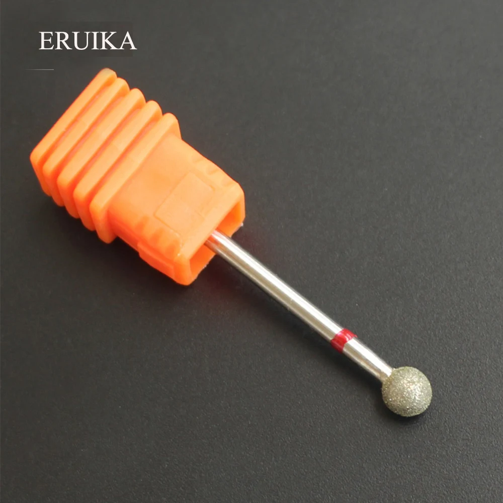 Eruika-brocas para unhas, 1 peça, diamante, ferramenta elétrica, para limpeza das unhas