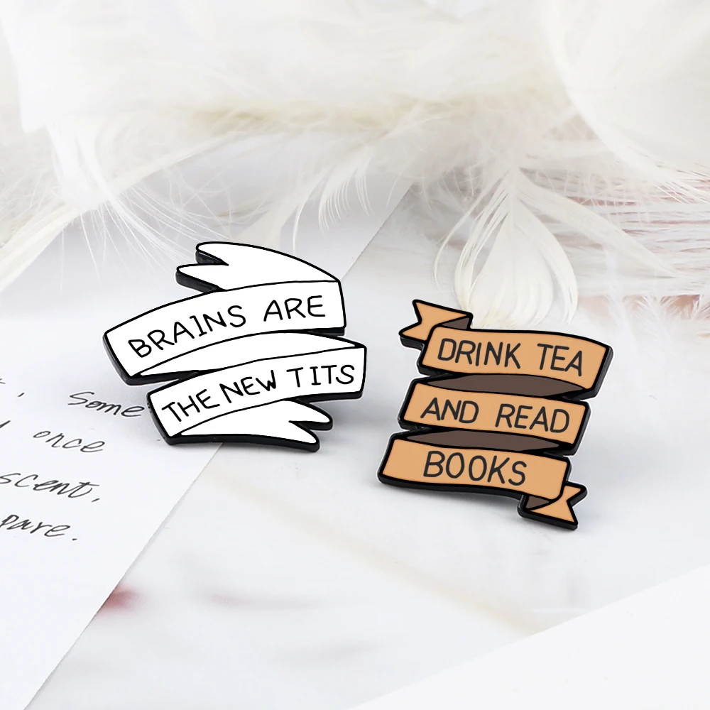 25 Styles Quotes Tag Enamel Pins Funny Motivational Letter Brooches Dog Paw Lapel Pin Shirt Bag Badges Jewelry Gifts for Friends
