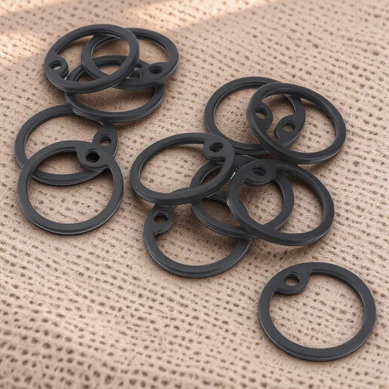 

12Pcs Silencers Quiet Circle Wraps for Metal Pet Tags Long Service Life Easy to Use Pet Tag Silencers