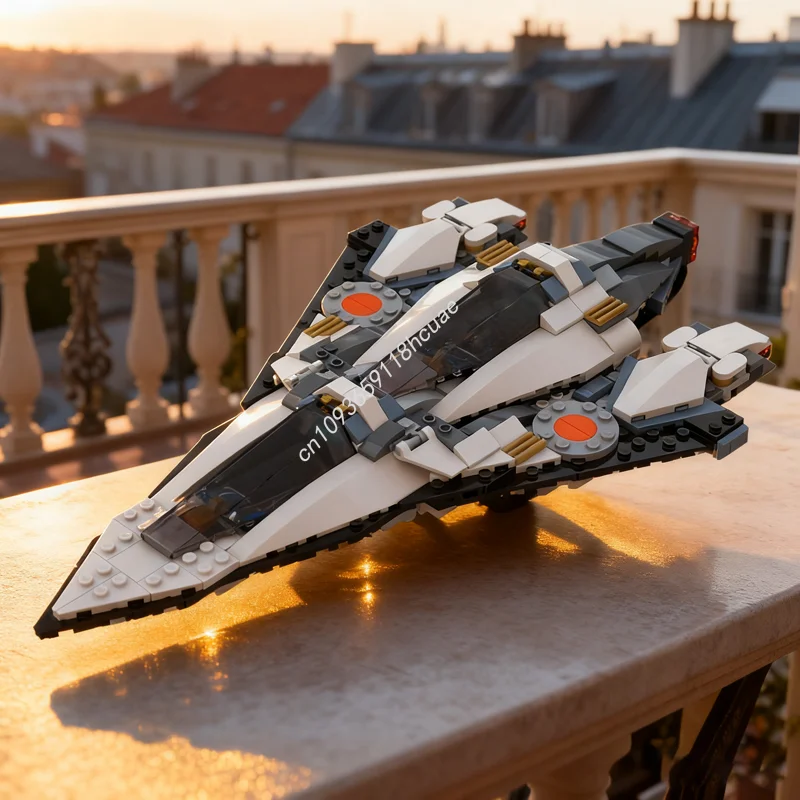 

405pcs MOC Delta Super Aethersprite Heavy Star Battle Model Building Blocks Assemble DIY Brick Toy Kids Christmas Gift Birthday