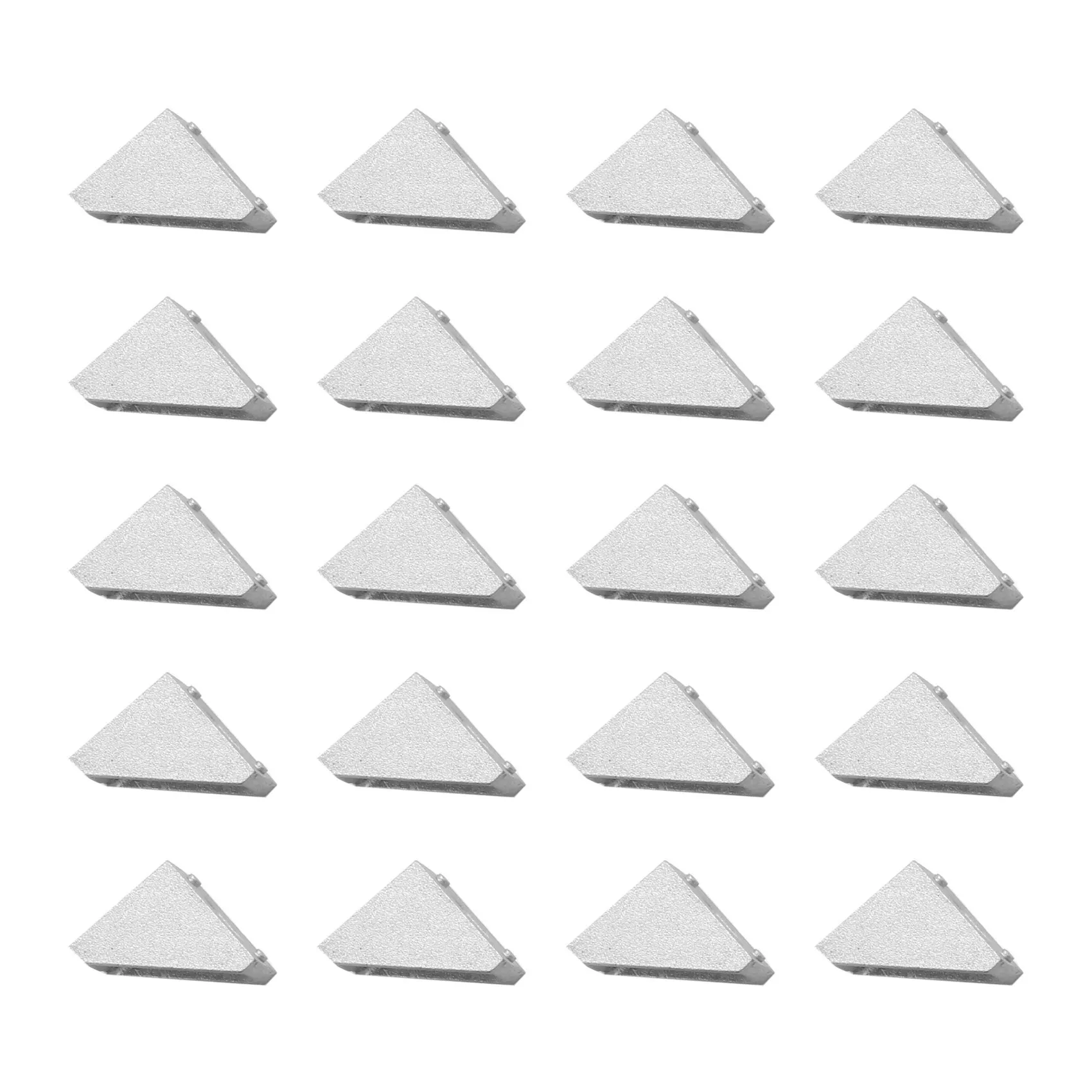 Juego de conectores de perfil de aluminio serie ABBN-2020, soporte de esquina de 120 piezas, tuercas con ranura en T de 240 piezas M5 x 10 mm