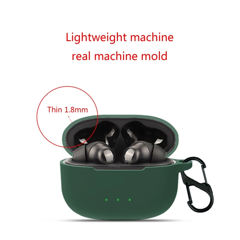 Untuk Oraimo FreePods 3 Shockproof Shell Silika Lengan Anti Gores Non-Slip Cover