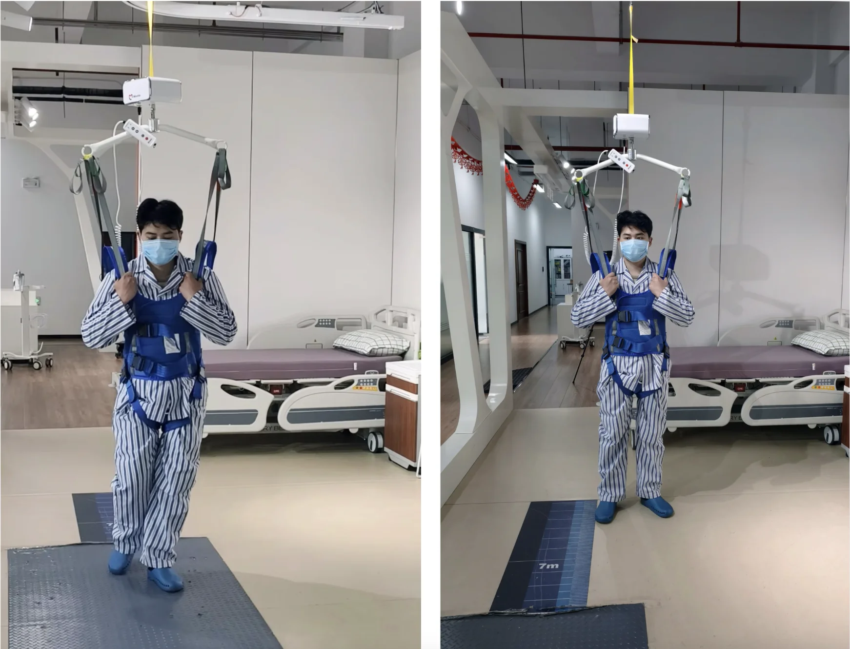 Coolfull Portable Ceiling Hoist System Featuring with Wireless Remote Control Function for Residential and Clinical Scenarios