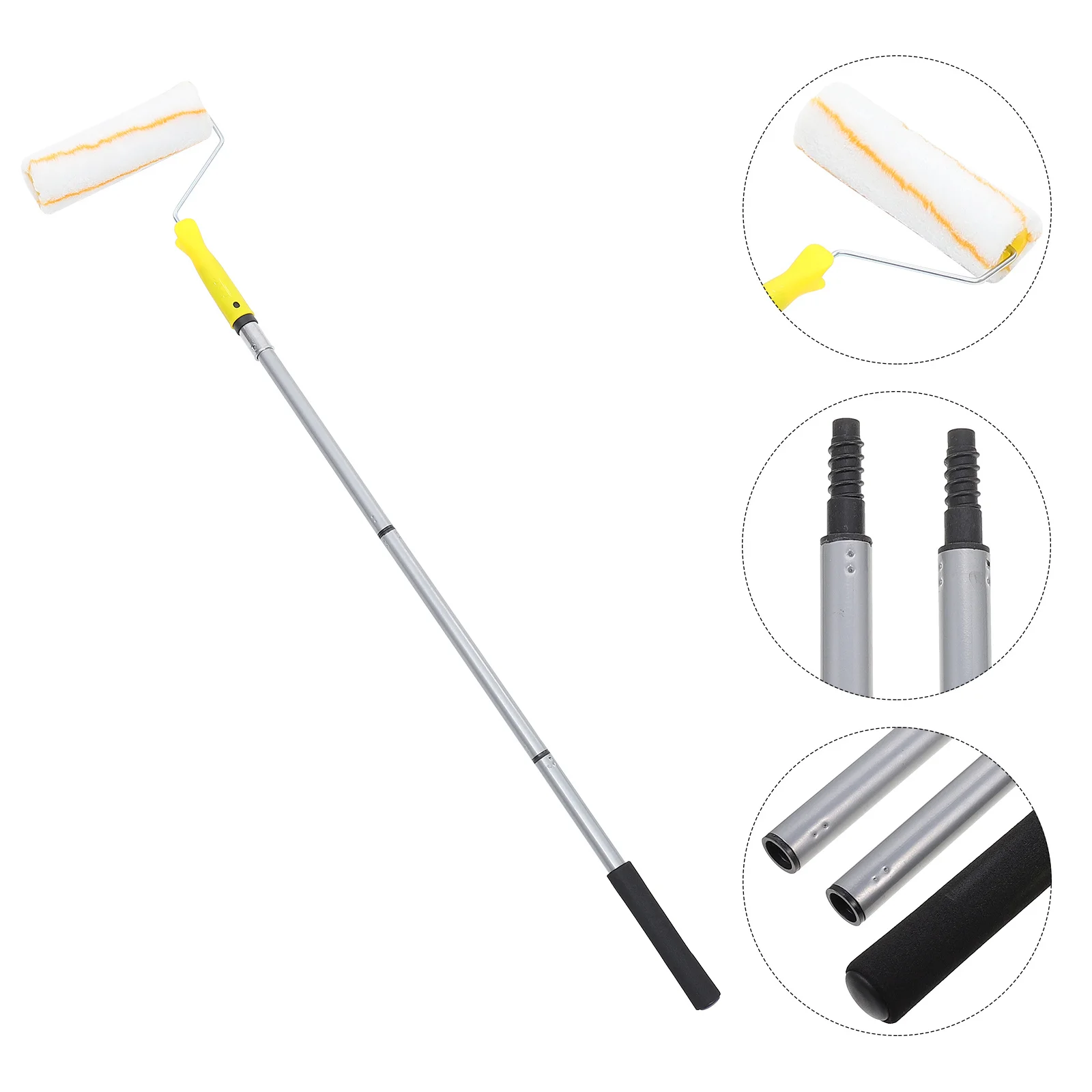 

Detachable 3 Section Roller Brush Extendable Rod Paint Tool Large Area Painting Professional Household Accessories
