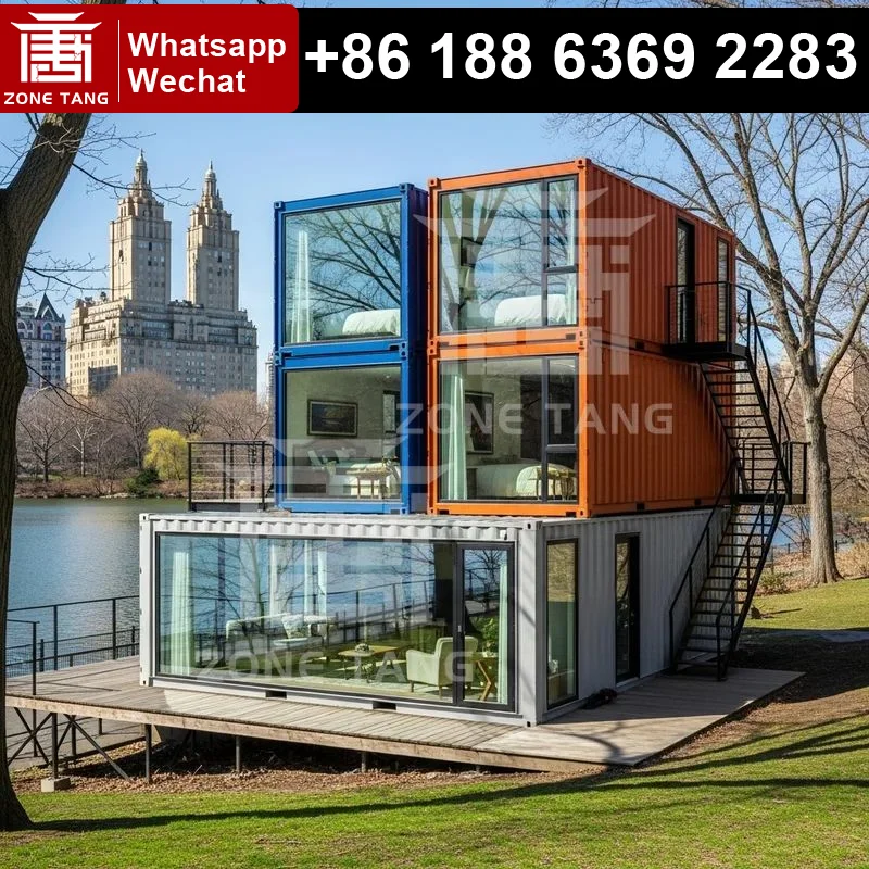 

Flat Pack House Temporary Prefab Shipping Container Homes Budget Friendly Economic Rural Cabin Bungalow Home Container House DIY