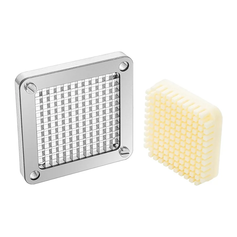 -A90P Replacement French Fry Cutter Blade, 1/4Inch Chopper Blade With Stainless Steel Blade And Pusher Block, Chopper Dicer