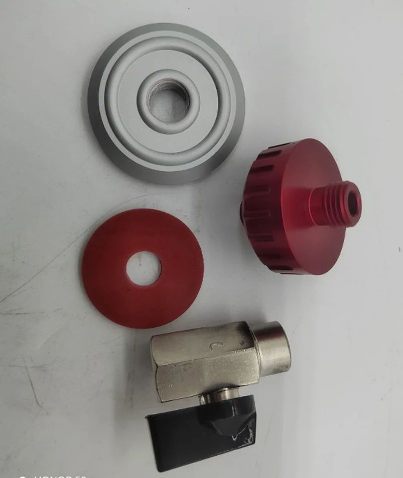 

1set Vacuum Nozzle+1/4Valve+6mm/8mm/10mm/12mm Barb Connector Reusable Vacuum Bag Connector for Vacuum