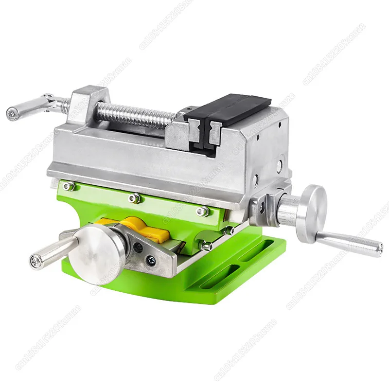 New Cross Slide Vise Vice Table Compound Table Worktable Bench Alunimun Alloy Body Adjustable X-Y for Milling Drilling