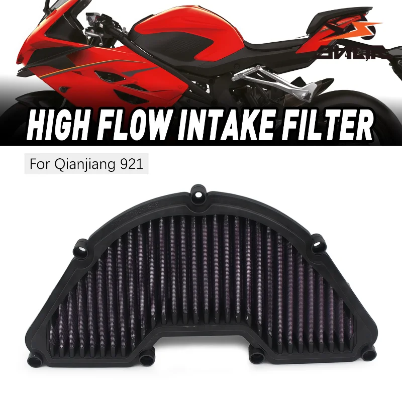 SNOR Heavy Duty Engine Air Intake Filter Cleaner For MV Agusta Brutale1000 F4R RC Rush LH QJMOTOR QJ900GS-8D Super 921 Motorbike