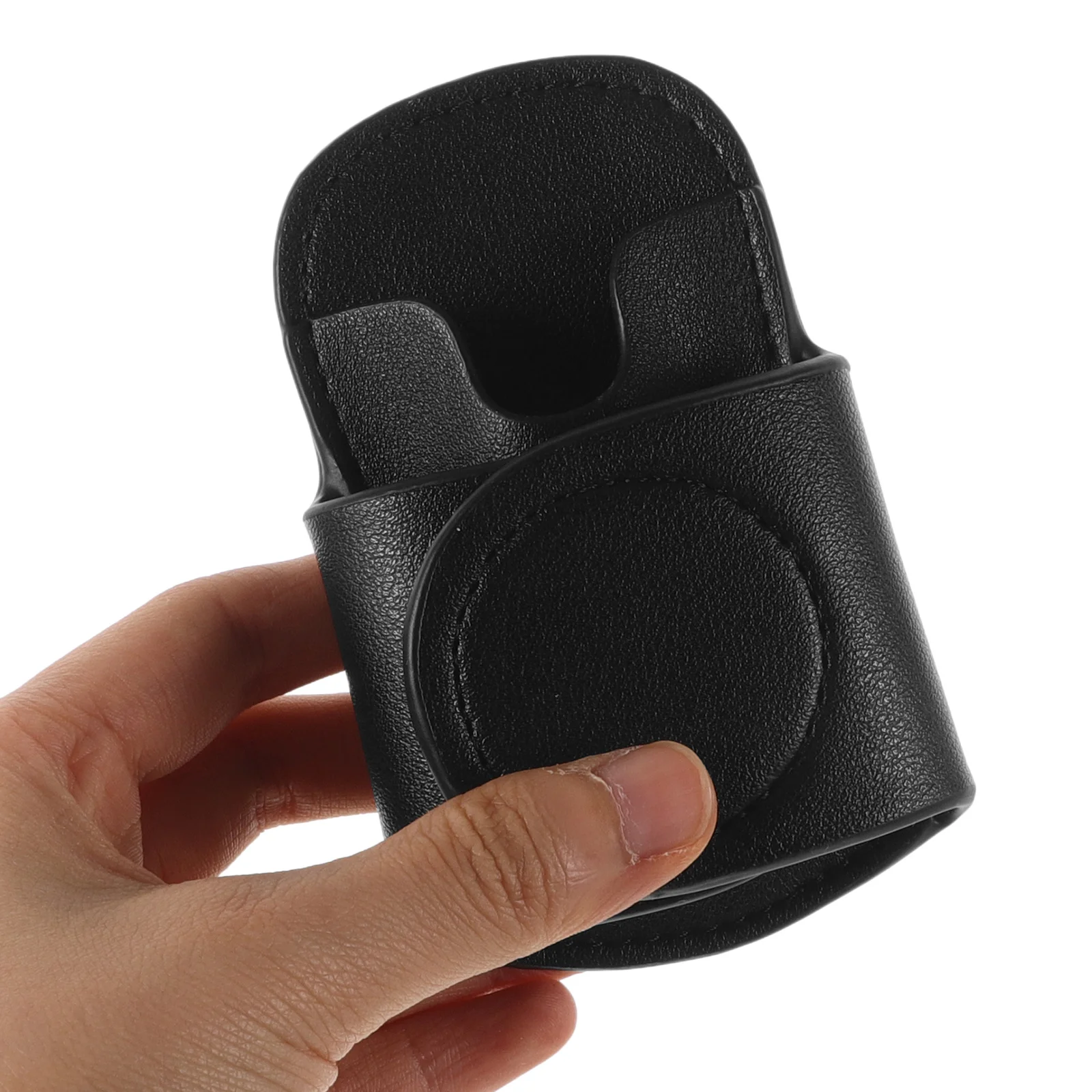 1 قطعة حامل سماعة الطبيب الأسود بولي Pu المحمولة الخصر جيب كليب آمن صالح دائم تخزين كم التمريض الملحقات