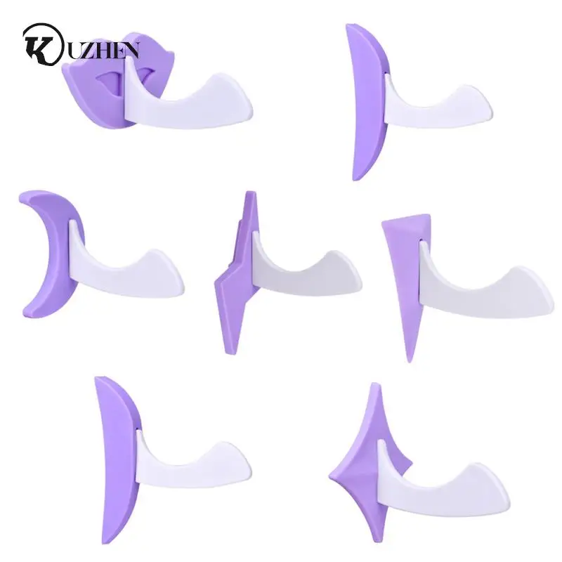 1Set=7pcs Women Bikini Dedicated Privates Shaving Stencil Female Hair Razor Sexy Intimate Shaping Tool Accessories