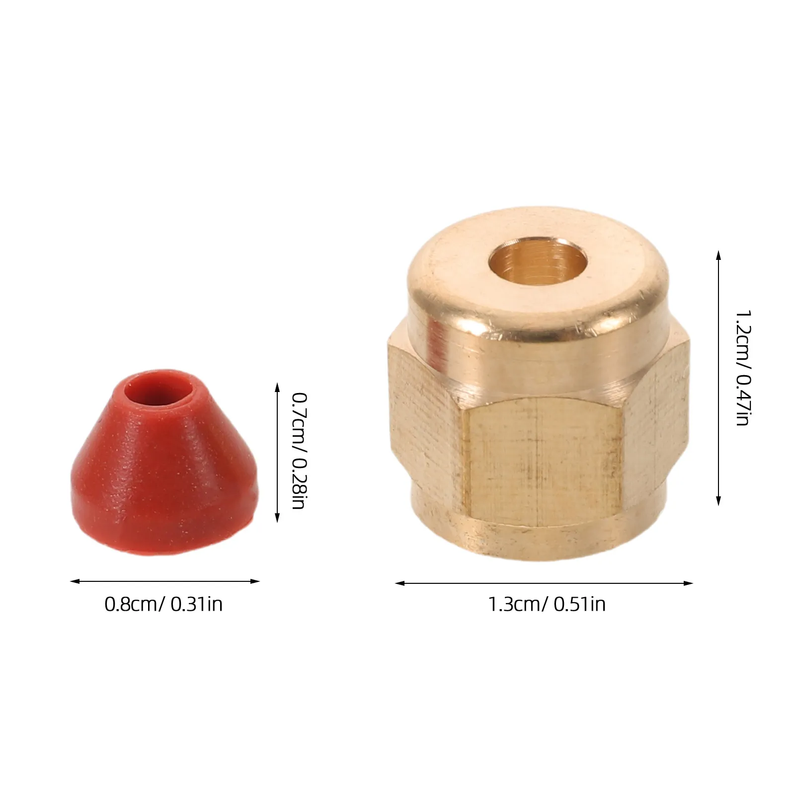 8Pcs Stage Fog Machine Copper Nozzle Replacement Filter Silicone Seal Anti Leak Stable Dj Concert Party Fog Equipment