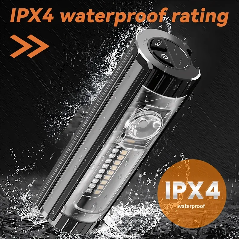 1500Lumen Aluminum Alloy Waterproof USB Charging 1800mAh Bicycle Front Light for MTB Road Cycling Lamp Accessories image 5