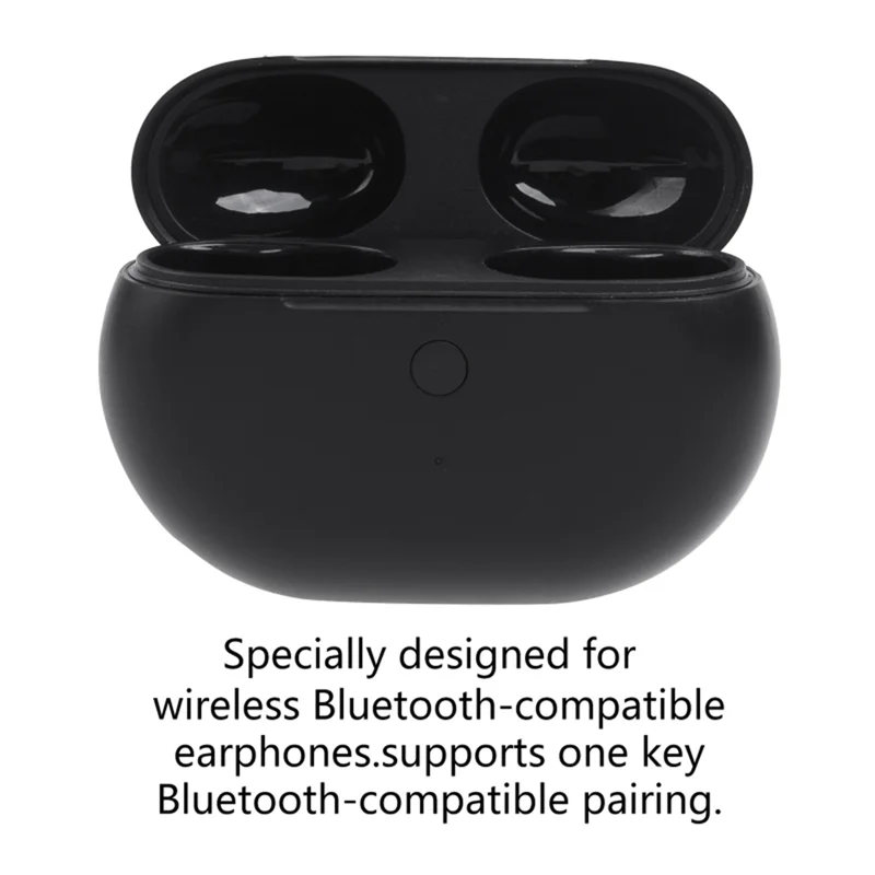 BISM para Beats Studio Buds estuche de carga con botón de sincronización de emparejamiento Bluetooth y funda de cargador de auriculares de repuesto de 660MAh