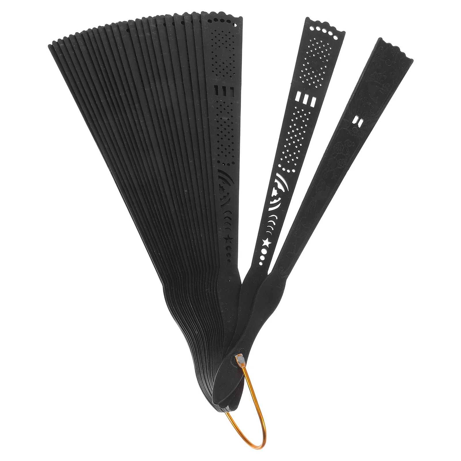 

Handheld Fan Frame DIY Kit for Customizable Folding Fans Smooth Fan Making Frames for Sewing Crafts and Display Stand Use