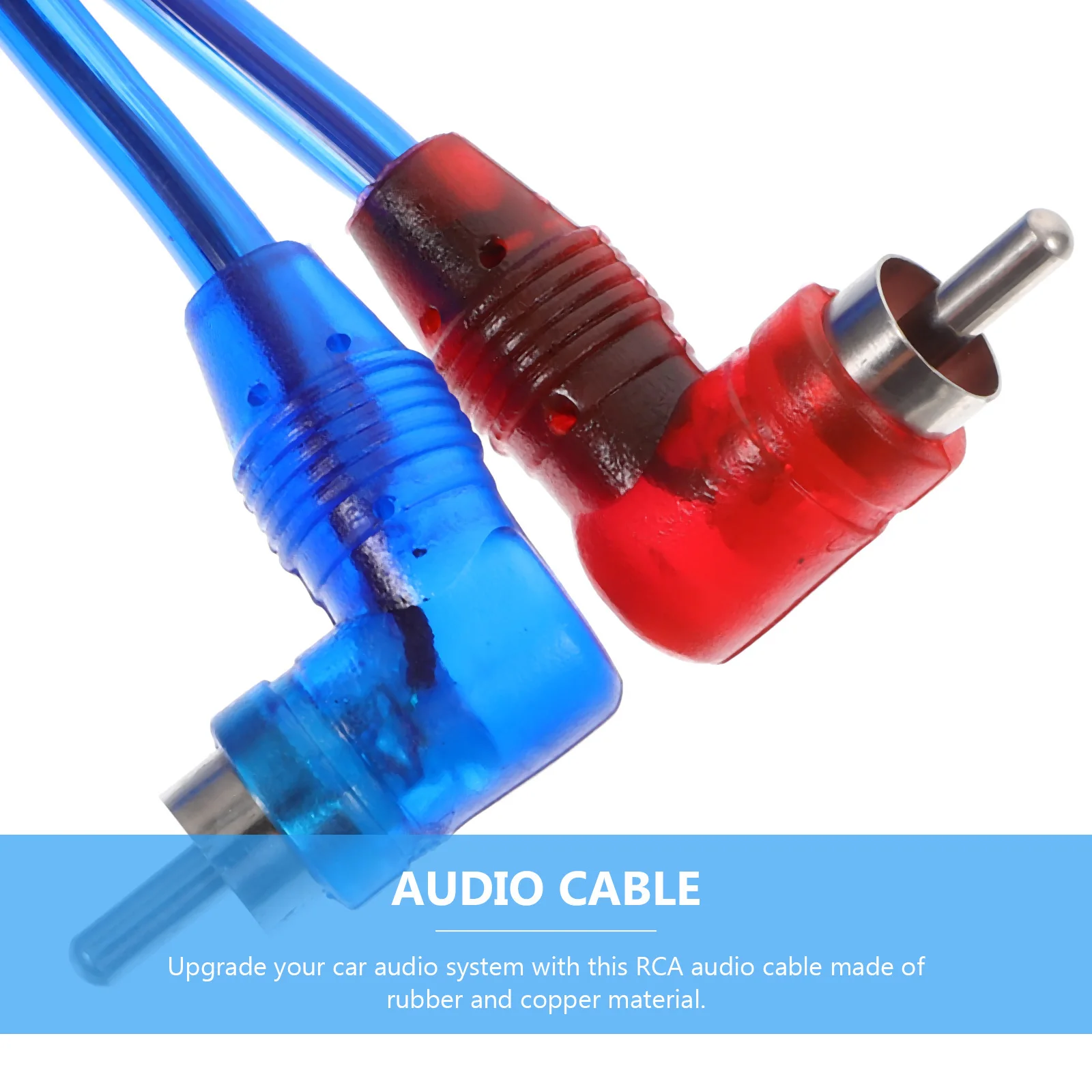 

Rca Audio Cable 3m Dual Rca Durable Rubber Copper Upgrade Car Audio Stable Signal Transmission Auxiliary Cord Auxiliary Cord