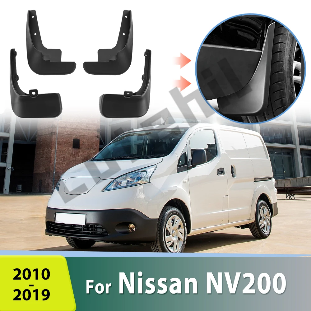 Für Nissan NV200 2010-2019 2012 2013 2014 2015 2016 2017 2018 Kotflügel Schmutzfänger Spritzschutz Schmutzschutzbleche Autozubehör
