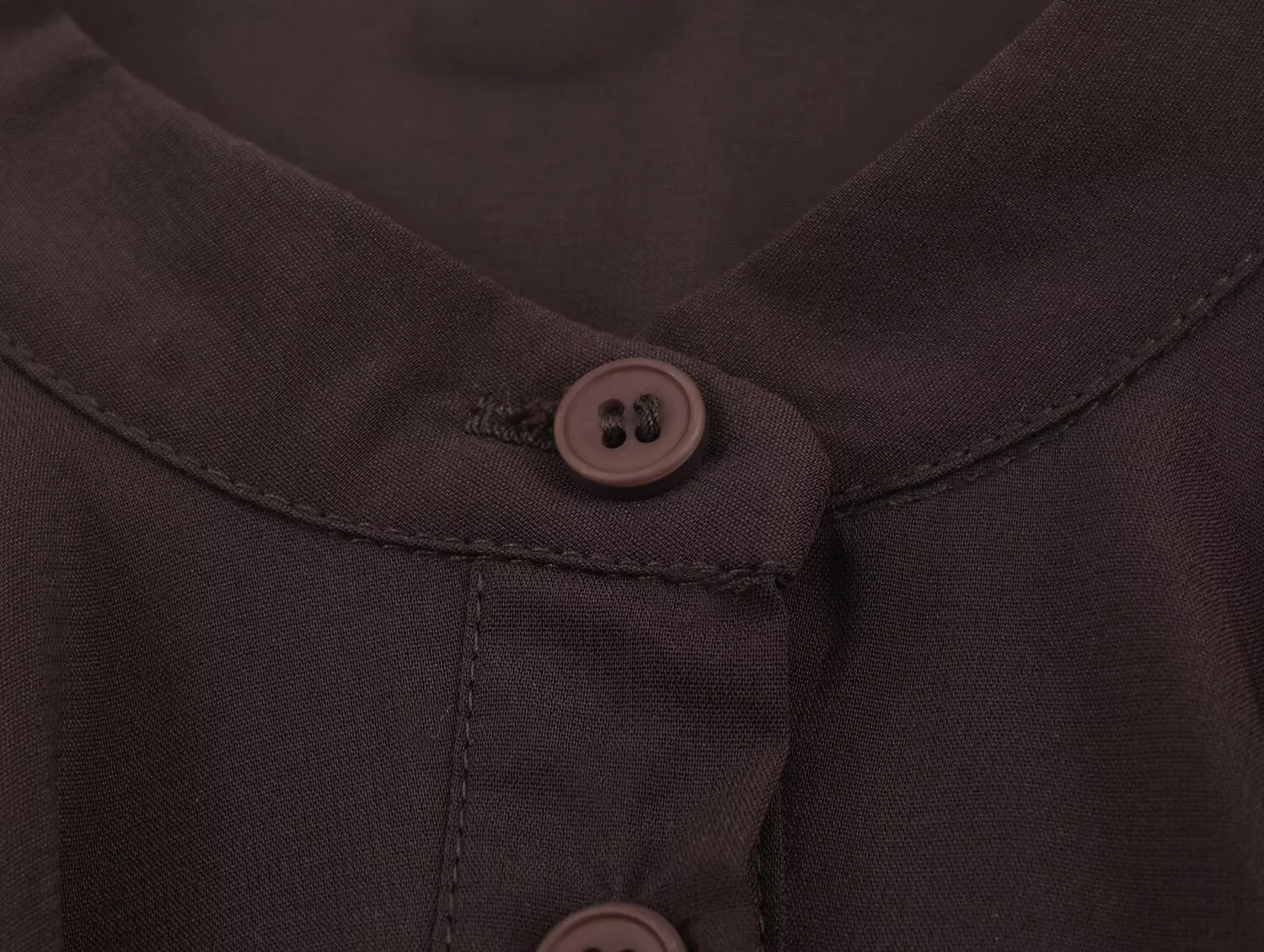 2025 hiver nouveau femmes décontracté mode Simple fluide ample col à volants à manches longues boutonné petit haut