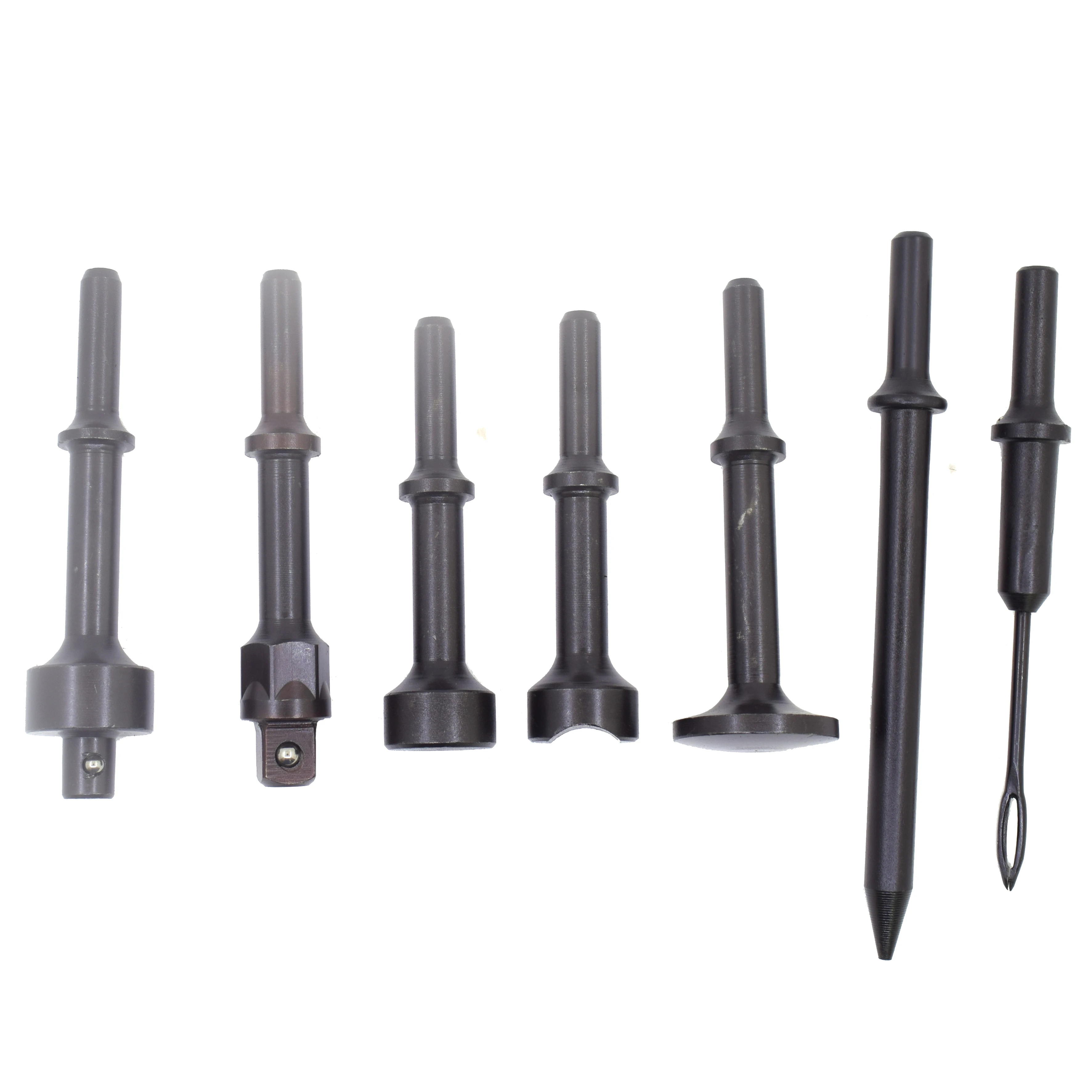 Pneumatic Concrete Breaker Ball Joint Auto Repair Tool Remover Flat Point Chisel Plane Air Hammer Bit Separating Fork Set