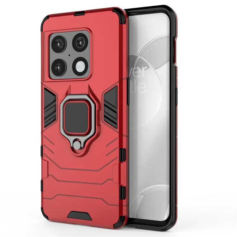 For Oneplus 10 Pro 5G Case Silicone Shockproof Bumper Armor Phone Case For One Plus 10 Pro 10Pro Magnetic Holder Ring Back Cover