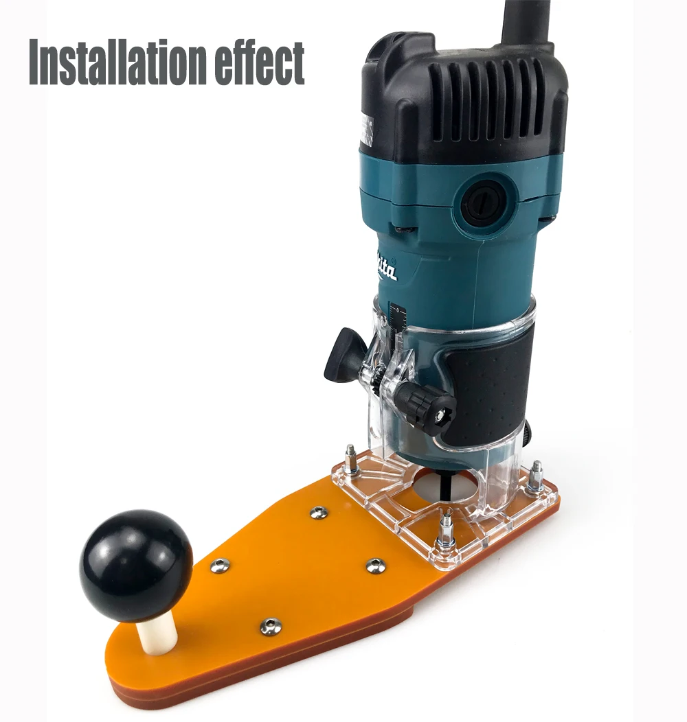 목재 밀링 Slotting 모따기 트리밍 기계 밸런스 보드 라우터 테이블 목공 작업 벤치 용 플레이트 가이드 도구 삽입