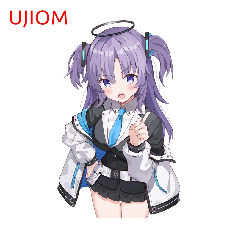 UJIOM Blue Archive Hayase Yuka Anime Figure Wall Sticker Surfboard Case Sunscreen Vinyl Decal Suitable Veneer Sofa Wall Decor
