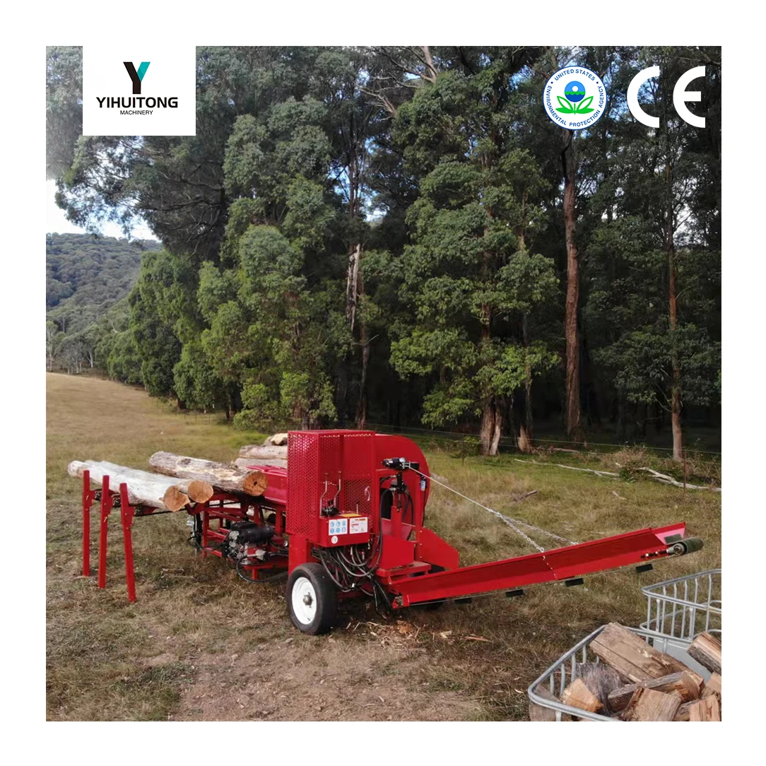 Australia Forestry Machine 50 Tons Circular Blade Saw Wood Firewood Processor Log Splitter for Sale
